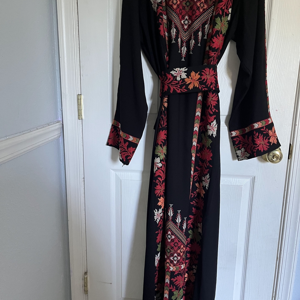 Embroidered Black With Colors